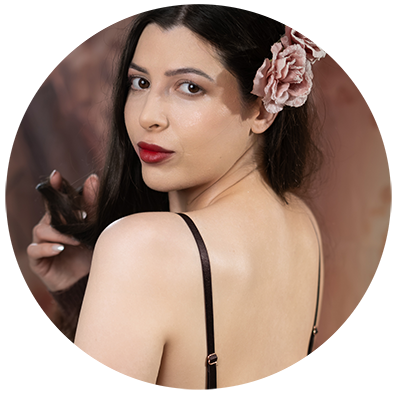 Dorina - hair and make-up artist - Arbeitsprobe entstanden im Fotostudio MOMENTS